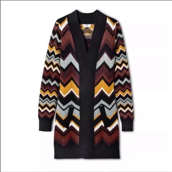 Missoni for Target Sweaters - Missoni For Target Zigzag Long Cardigan